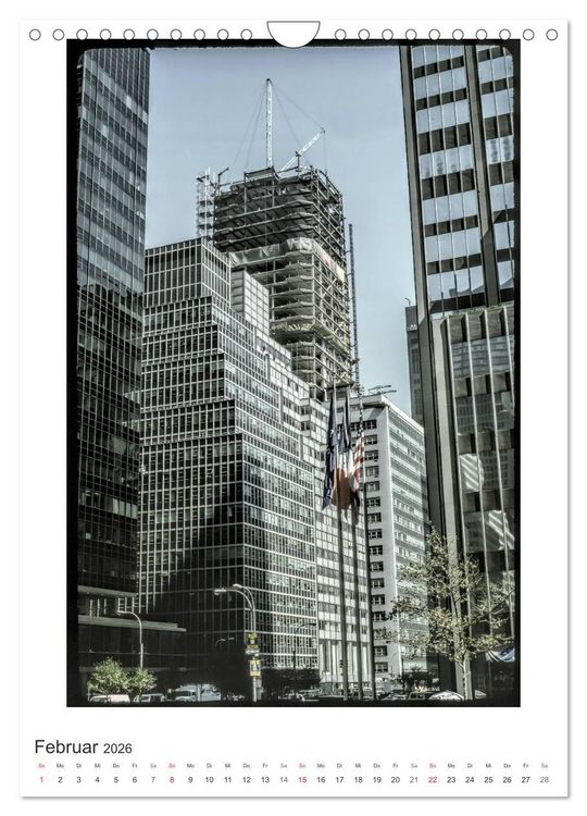 Produktbild: NEW YORK CITY - Vintage Views (Wandkalender 2026 DIN A4 hoch), CALVENDO Monatskalender