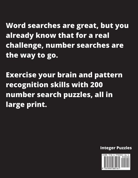 Produktbild: Number Search Puzzle Book