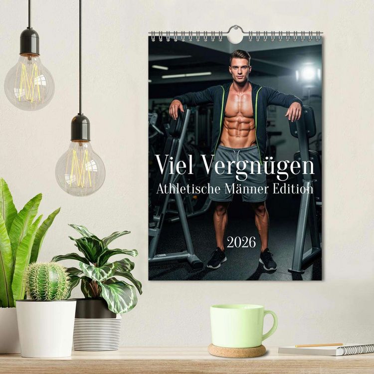 Produktbild: Viel Vergn&uuml;gen - Athletische M&auml;nner Edition (Wandkalender 2026 DIN A4 hoch), CALVENDO Monatskalender