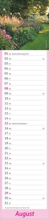 Produktbild: times&more Garten Langplaner 2027