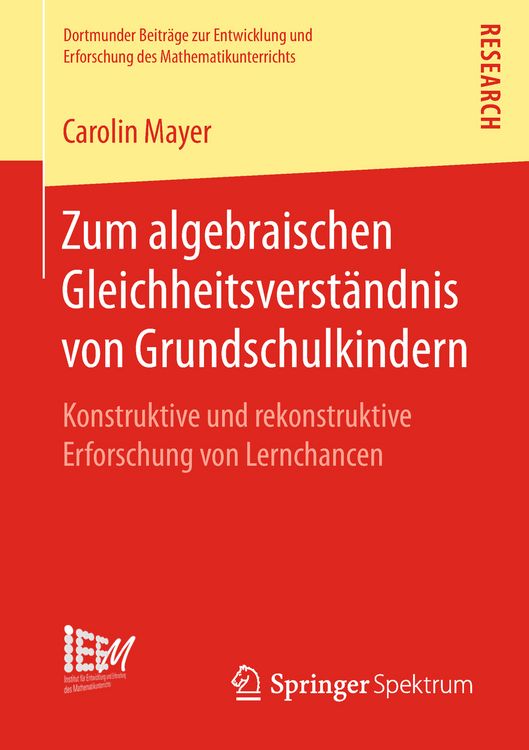 Produktbild: Zum algebraischen Gleichheitsverst&auml;ndnis von Grundschulkindern