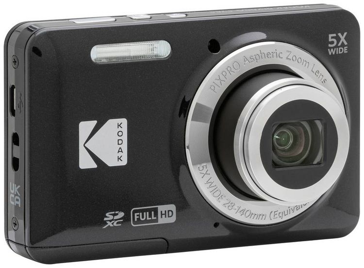 Produktbild: Kodak Pixpro FZ55 Friendly Zoom Digitalkamera 16 Megapixel Opt. Zoom: 5 x Schwarz Full HD Video, HDR-Video, Integrierter Akku