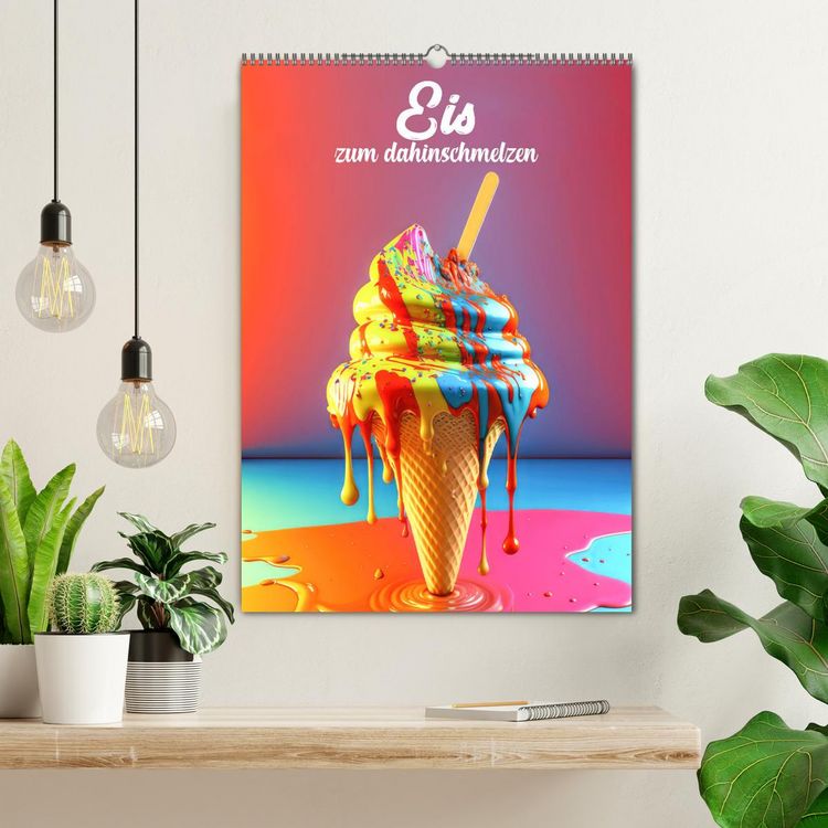 Produktbild: Eis zum dahinschmelzen (Wandkalender 2026 DIN A2 hoch), CALVENDO Monatskalender