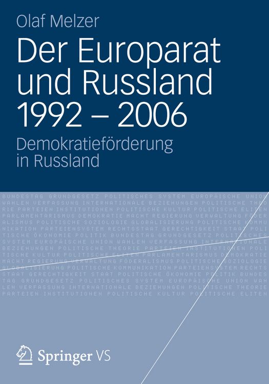 Produktbild: Der Europarat und Russland 1992 &ndash; 2006