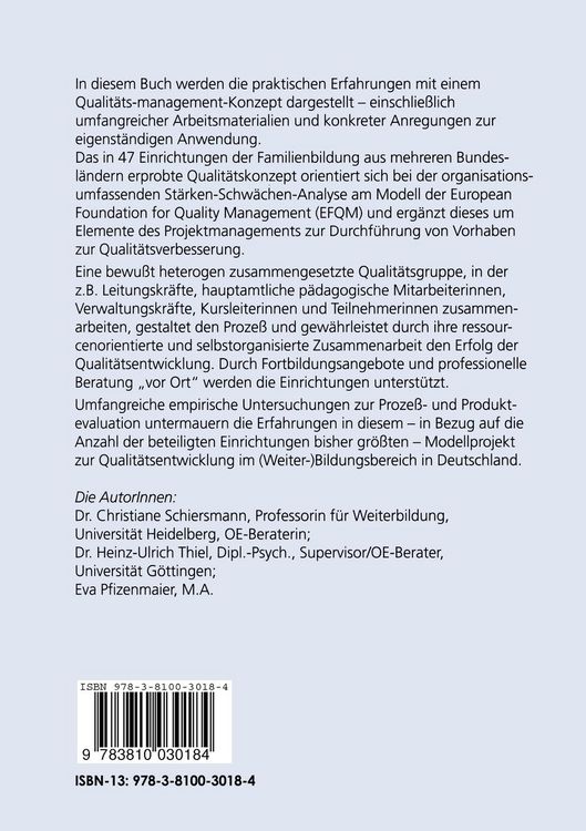 Organisationsbezogenes Qualitätsmanagement