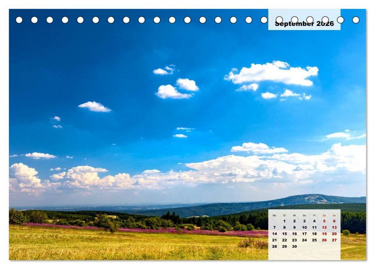 Produktbild: Rh&ouml;ner R&ouml;schen - ein Sommerm&auml;rchen in der Hochrh&ouml;n (Tischkalender 2026 DIN A5 quer), CALVENDO Monatskalender