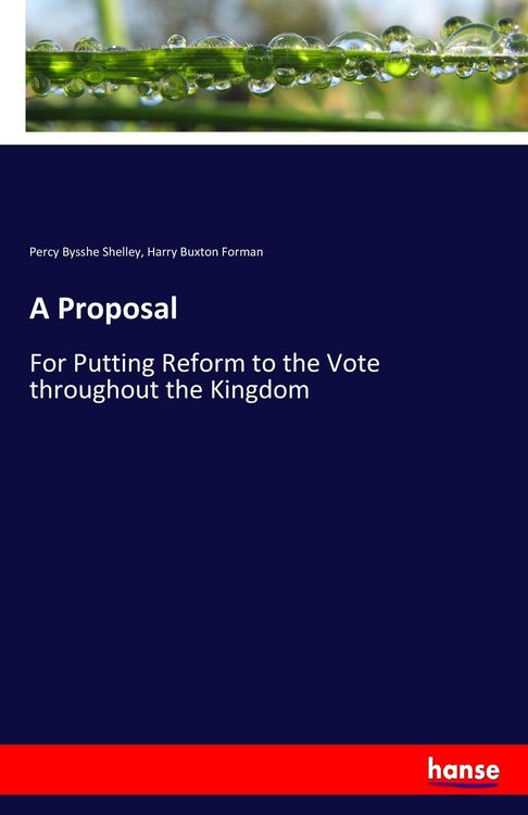 Produktbild: A Proposal