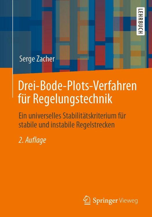 Produktbild: Drei-Bode-Plots-Verfahren f&uuml;r Regelungstechnik
