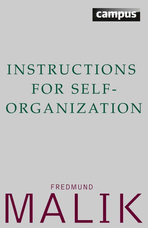 Produktbild: Instructions for Self-Organization