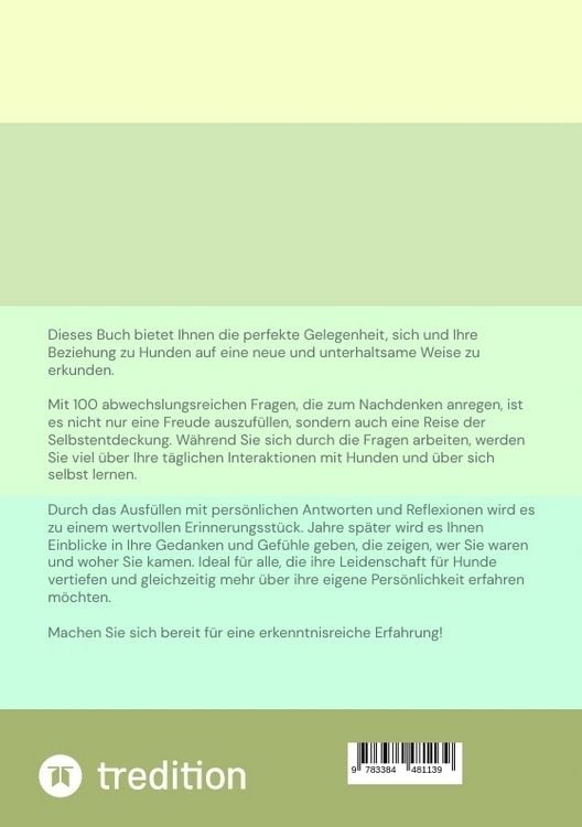 Produktbild: Hundemensch - 100 Fragen an mich selbst