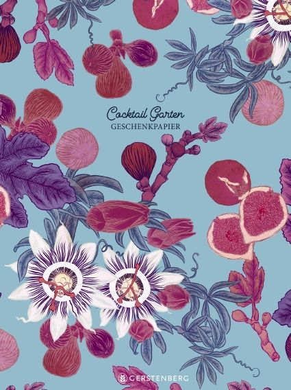 Produktbild: Cocktail Garten Geschenkpapier-Heft - Motiv Feigen