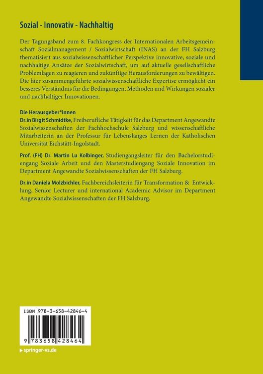 Produktbild: Sozial - Innovativ - Nachhaltig
