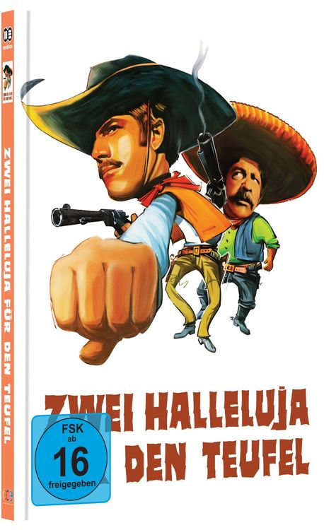 Produktbild: Zwei Halleluja f&uuml;r den Teufel - Mediabook - Cover B - Limited Edition (Blu-ray+DVD)