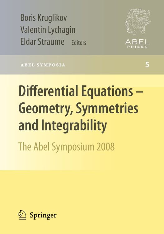 Produktbild: Differential Equations - Geometry, Symmetries and Integrability