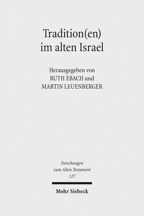 Produktbild: Tradition(en) im alten Israel