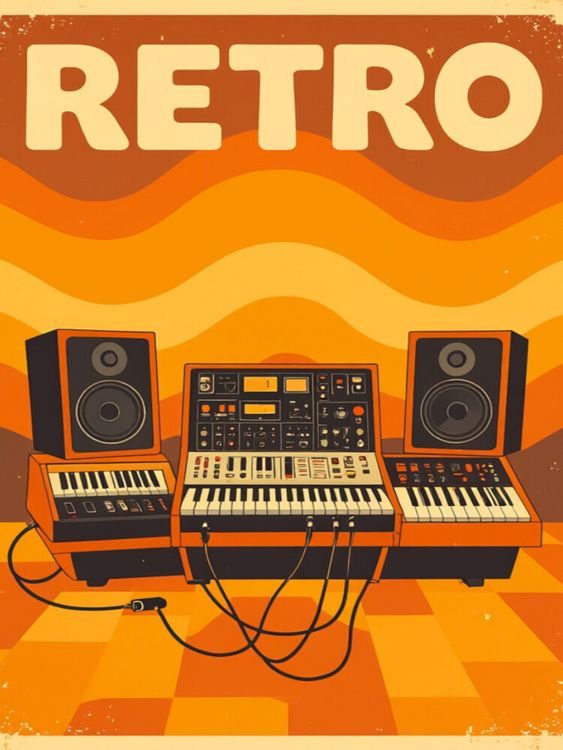 Produktbild: CALVENDO Puzzle Retro Soundwaves Studio | 1000 Teile Lege-Gr&ouml;&szlig;e 64x48cm Foto-Puzzle f&uuml;r gl&uuml;ckliche Stunden