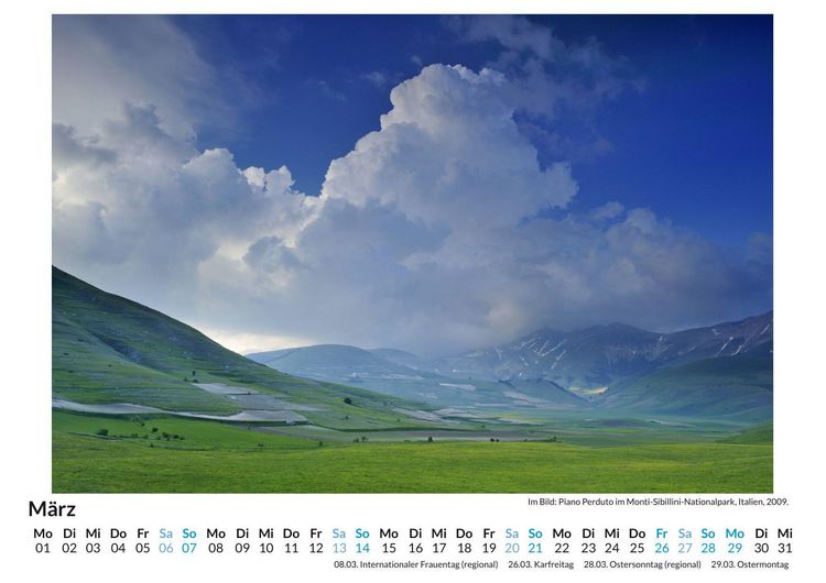 Produktbild: Monti Sibillini Nationalpark in Italien