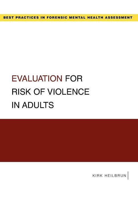 Produktbild: Evaluation for Risk of Violence in Adults