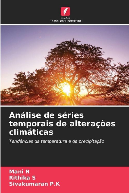 Produktbild: An&aacute;lise de s&eacute;ries temporais de altera&ccedil;&otilde;es clim&aacute;ticas