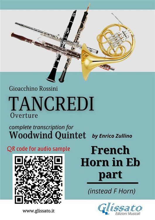 Produktbild: French Horn in Eb part of "Tancredi" for Woodwind Quintet