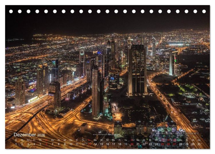 Produktbild: Faszinierendes Dubai (Tischkalender 2026 DIN A5 quer), CALVENDO Monatskalender