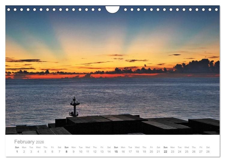 Produktbild: Fascination of Shipping On board around the world (Wall Calendar 2026 DIN A4 landscape), CALVENDO 12 Month Wall Calendar