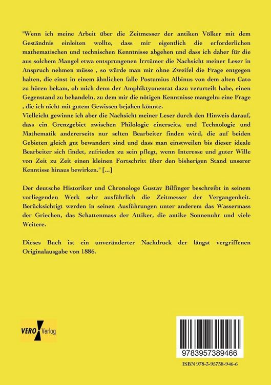 Produktbild: Die Zeitmesser der antiken V&ouml;lker