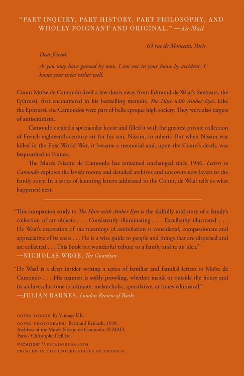 Produktbild: Letters to Camondo