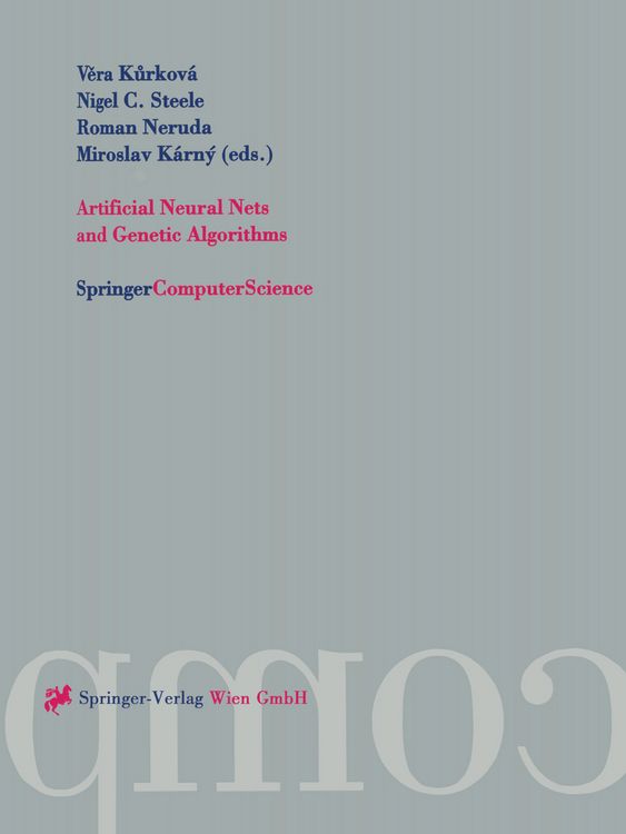Produktbild: Artificial Neural Nets and Genetic Algorithms