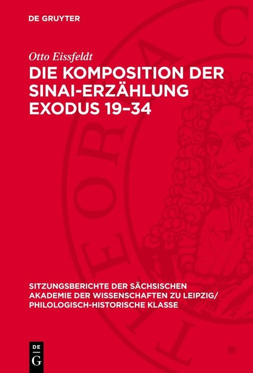 Produktbild: Die Komposition der Sinai-Erz&auml;hlung Exodus 19&ndash;34