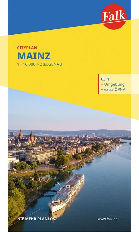 Produktbild: Falk Cityplan Mainz 1:16.000