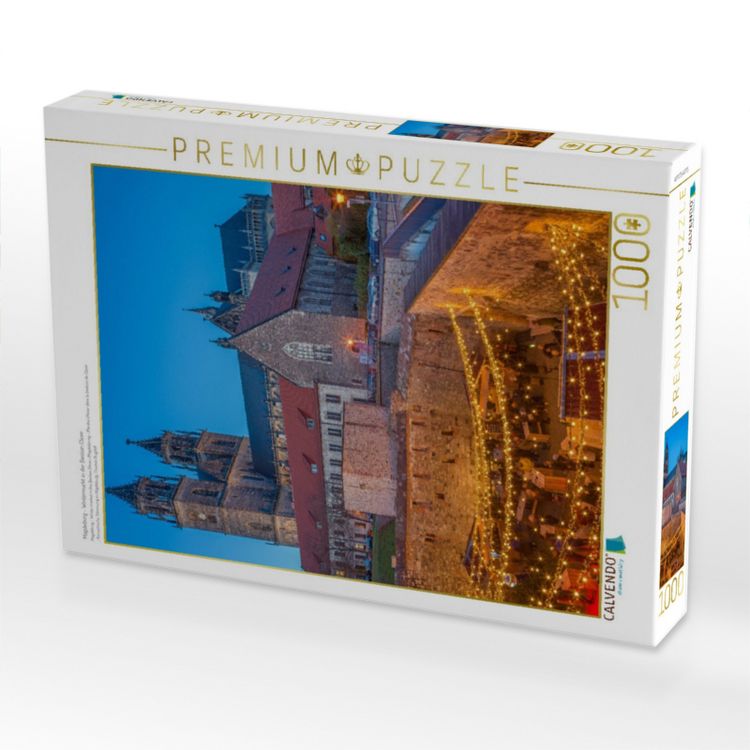 Produktbild: CALVENDO Puzzle Magdeburg - Wintermarkt in der Bastion Cleve | 1000 Teile Lege-Gr&ouml;&szlig;e 64x48cm Foto-Puzzle f&uuml;r gl&uuml;ckliche Stunden