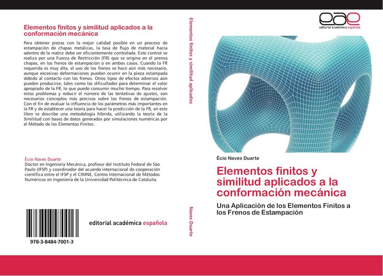 Produktbild: Elementos finitos y similitud aplicados a la conformaci&oacute;n mec&aacute;nica