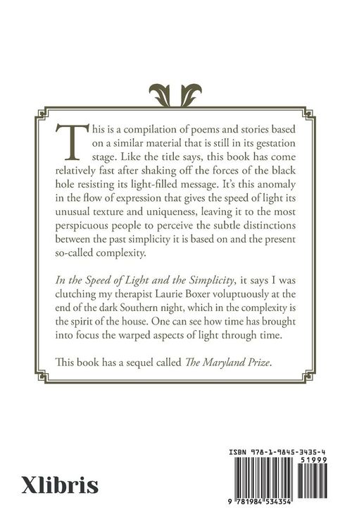 Produktbild: The Speed of Light and the Simplicity