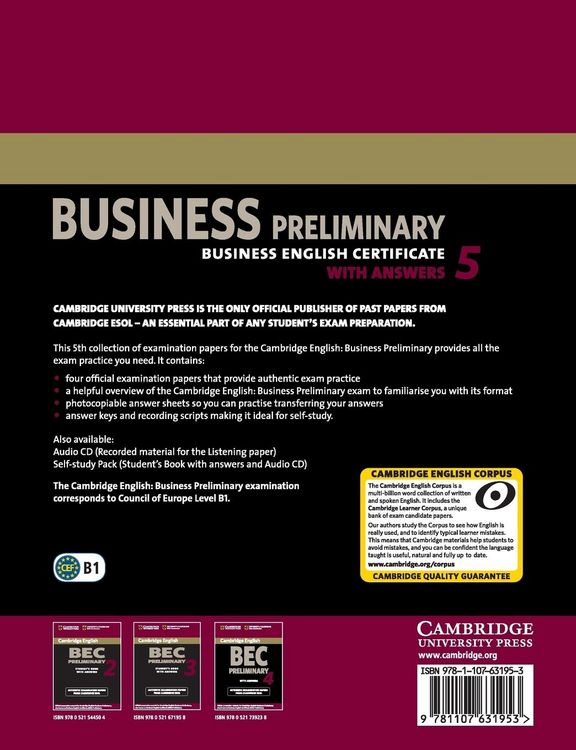 Produktbild: Cambridge English Business 5 Preliminary