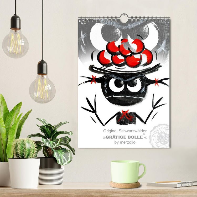Produktbild: Original Schwarzw&auml;lder &raquo;Gr&auml;tige Bolle&laquo; by merzolio (Wandkalender 2026 DIN A4 hoch), CALVENDO Monatskalender