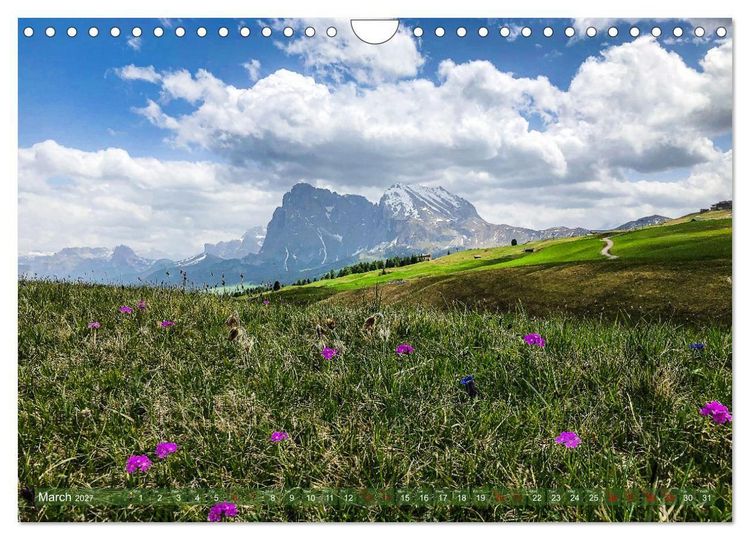 Produktbild: Fascinating Dolomite Alps (Wall Calendar 2027 DIN A4 landscape), CALVENDO 12 Month Wall Calendar
