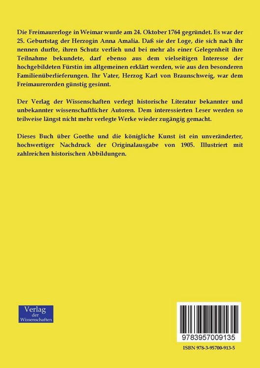 Produktbild: Goethe und die k&ouml;nigliche Kunst