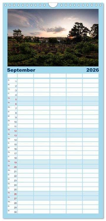 Produktbild: Familienplaner 2026 - STUTTGART 2026 auf den zweiten Blick mit 5 Spalten (Wandkalender, 21 x 45 cm) CALVENDO