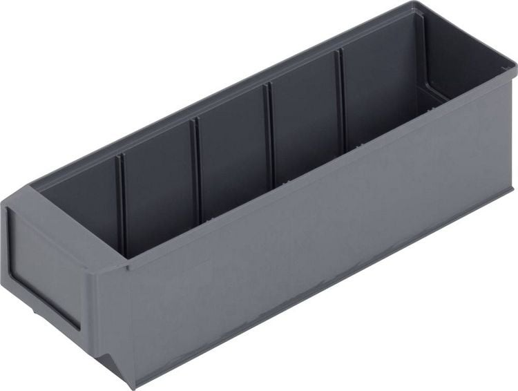 Produktbild: Alutec 66027 Sichtlagerkasten (L x B x H) 300 x 91 x 81mm Dunkelgrau 1St.