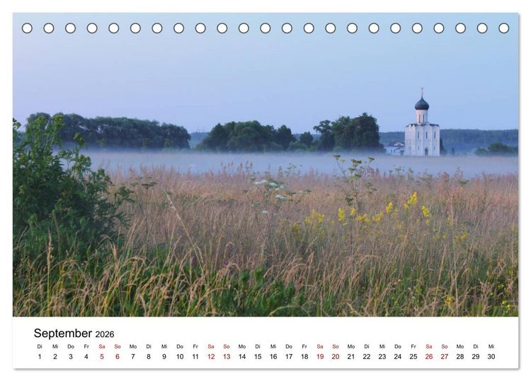 Produktbild: Goldenes Russland (Tischkalender 2026 DIN A5 quer), CALVENDO Monatskalender