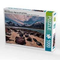 Produktbild: CALVENDO Puzzle Ein Motiv aus dem Kalender Mitternachtssonne - Magie aus Licht und Farben | 1000 Teile Lege-Gr&ouml;&szlig;e 64x48cm Foto-Puzzle f&uuml;r gl&uuml;ckliche Stunden