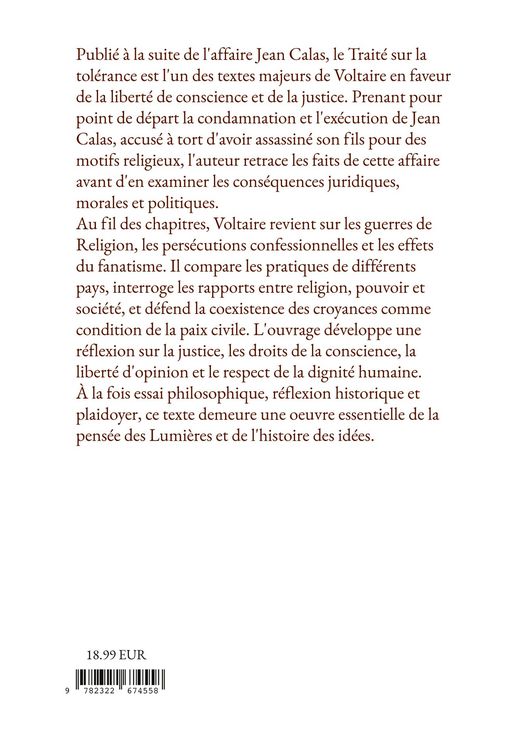 Produktbild: Trait&eacute; sur la Tol&eacute;rance