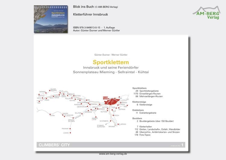 Produktbild: Sportklettern Innsbruck und seine Feriend&ouml;rfer