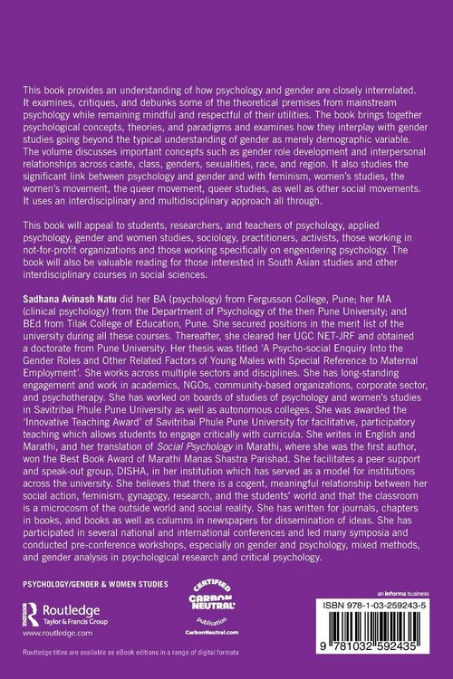 Produktbild: Psychology and Gender