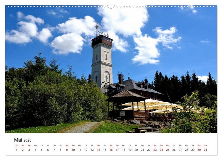 Produktbild: Annaberg - Hauptstadt des Erzgebirges (hochwertiger Premium Wandkalender 2026 DIN A2 quer), Kunstdruck in Hochglanz