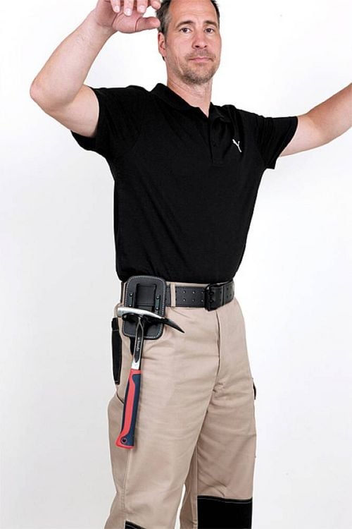 Hammerhalter Mit Latthammer Und Fiberglasstiel –  Produktbild-Vorschau 2
