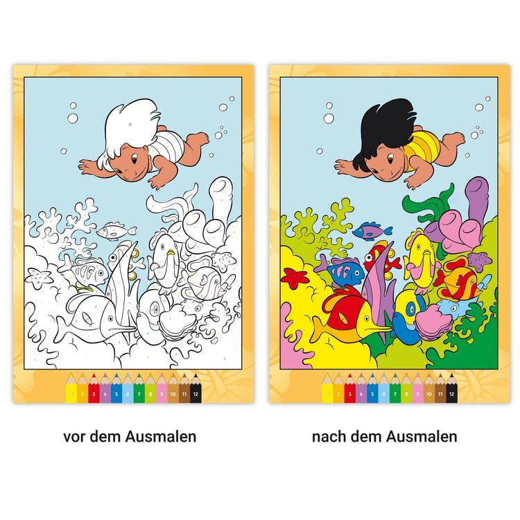 Produktbild: CreArt Malen nach Zahlen ab 7 Disney - Lilo & Stitch