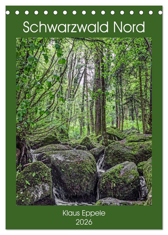 Produktbild: Schwarzwald Nord (Tischkalender 2026 DIN A5 hoch), CALVENDO Monatskalender