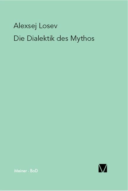 Produktbild: Die Dialektik des Mythos